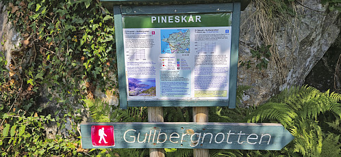 Gulbergnotten trailhead
