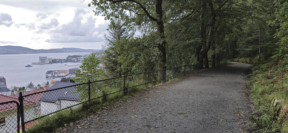 Fjellveien with Hegreneset in the background