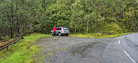 The parking lot