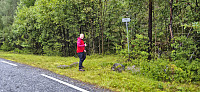 The marked trailhead
