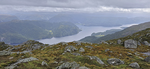 Andvika and Ådneburen from near the summit