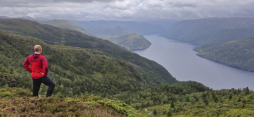 Endre enjoying the views of Masfjorden