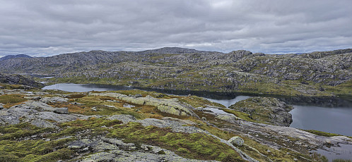 Storevassegga from the northern summit at Skjerjevassryggen