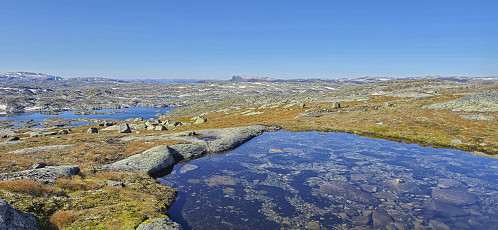 Vassfjøra from Austre Låghellerhøgdane