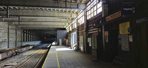 The train station at Hallingskeid