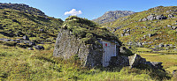 Outhouse in a large boulder ;)