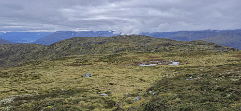 Looking back at Bjørnfjellet from near Såta