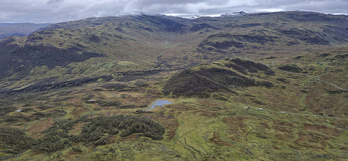 Reppabotn from northwest of the summit of Tverrfjellet/Fossanipa