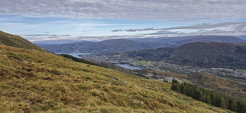 Garnes from just north of the trig marker at Kvitnosa