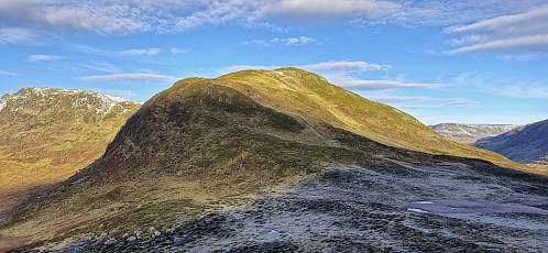Looking back at Kjøroldenuten