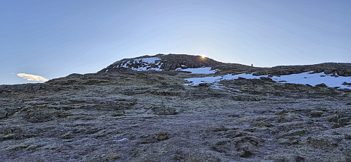 The final ascent to Nosafjellet