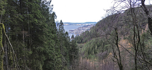 Ytre Sandviken from the descent to Skredderdalen
