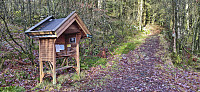 The marked trailhead
