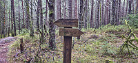 Trail signs along the way