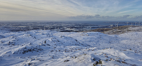 Fitjar from Kinno Nordøst
