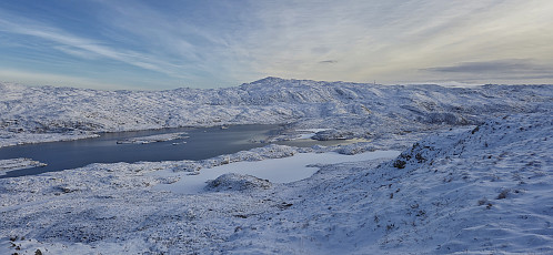 Mosavatnet and Mehammersåta from the west/northwest
