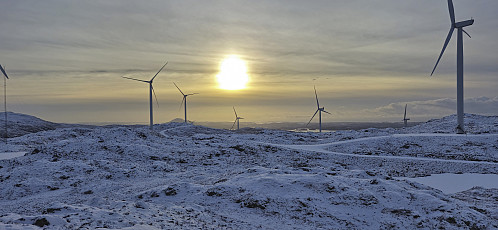 Southwest from Midtfjellsåta with Siggjo in the background