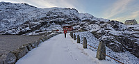 Crossing the dam
