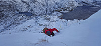 The crux of the ascent