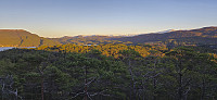 East from the ascent