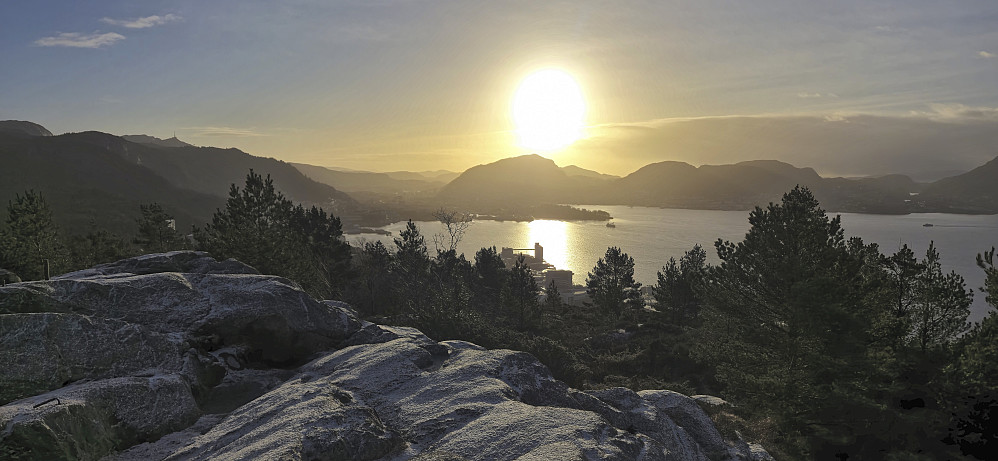 The Bergen city center from Ørneberget
