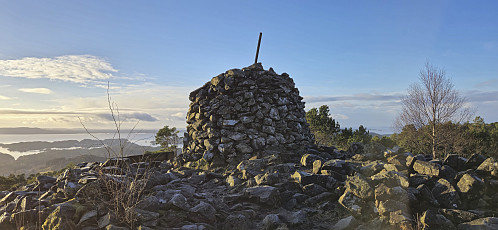 The large cairn at Liafjellet (not at the summit)