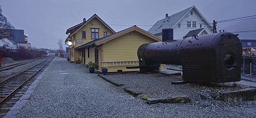 The old train station in Arna
