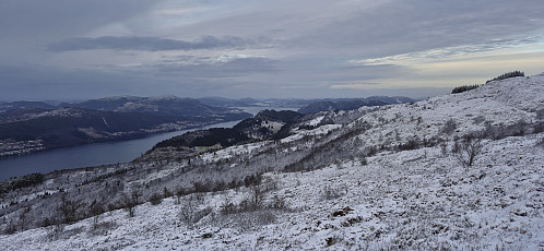 Northwest from the ascent