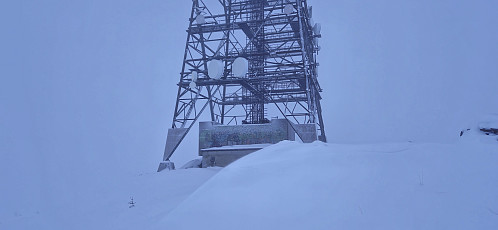 Minor snowstorm at Rundemanen