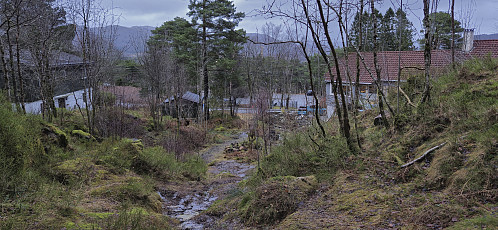 Exiting northeast from Haukeberget