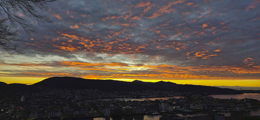 Sunset from Fjellveien