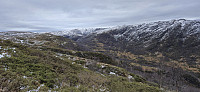 The ascent to Gulbrekkefjellet