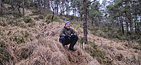 We found a marked trail!