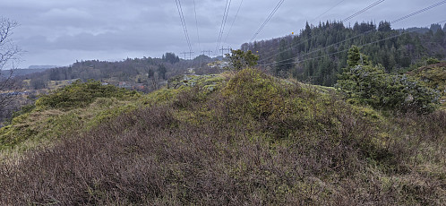 The highest point at Barkehelleren