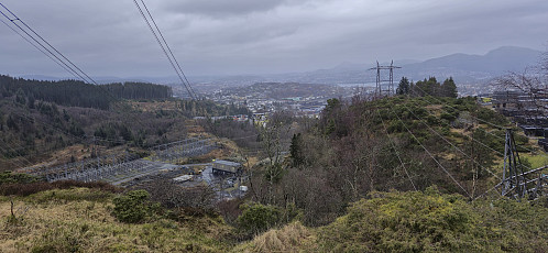 The ruined views from Barkehelleren with Nubben to the right