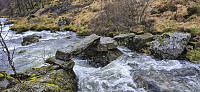 Stone bridge across Fossdalselva