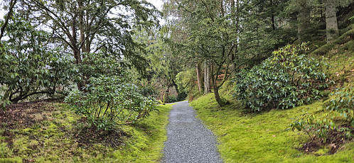 Gravel paths at Jomfruhaugen