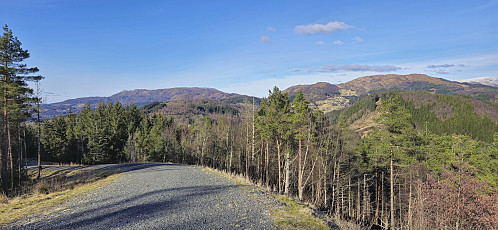 Ulriken and Livarden from north of Orrtua