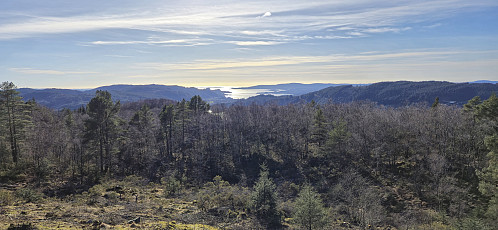 Fanafjorden from the descent to Nedre Sandven