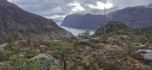 Matersfjorden from the summit