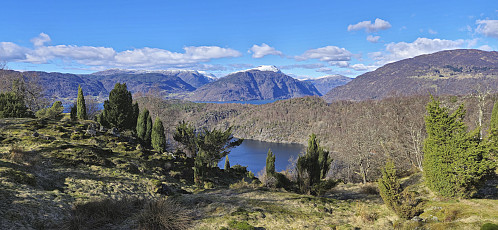 Ulvanosa from north of the summit at Tjellflotåsen