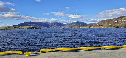 The boat coming to pick me up