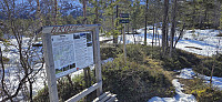 Sign for the bridge at Hellene