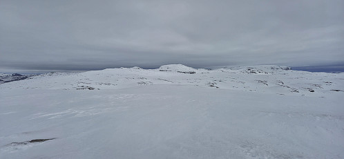 Looking back at Flakavassnutane from Såtehjallane
