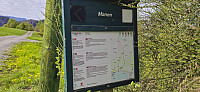 Sign at the start of the hike