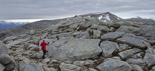 Approaching the summit