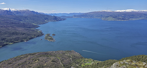 Southwest from the summit