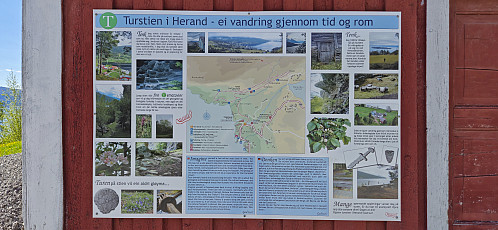 Information sign about the culture trail