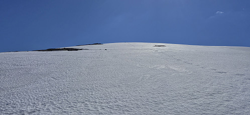 The final ascent to the summit