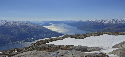 Hardangerfjorden from the summit